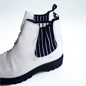 Stylish White Ankle Boots